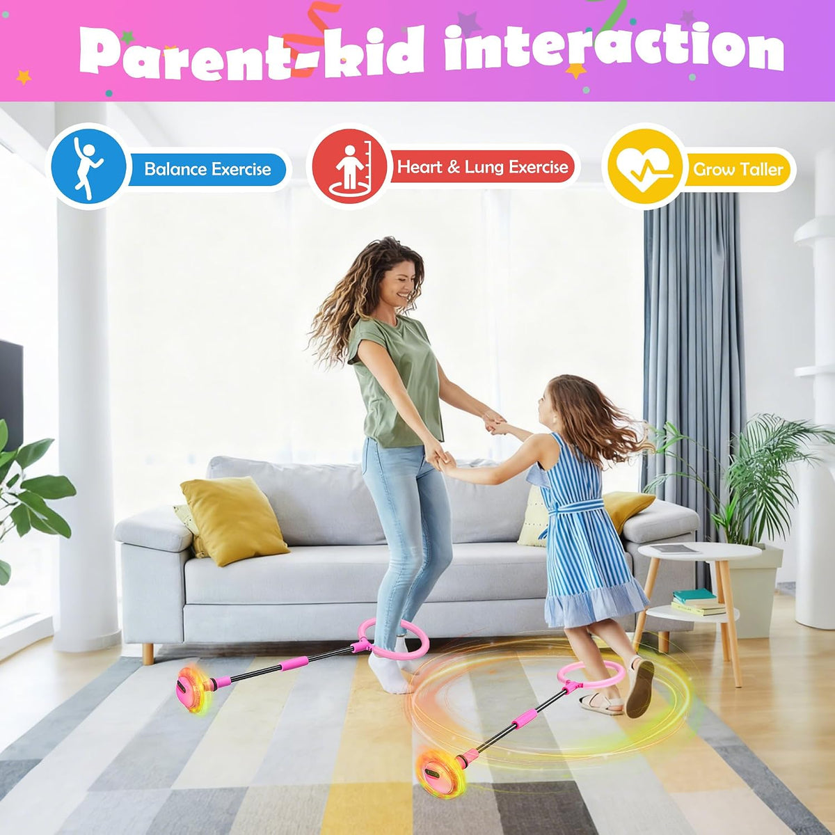 voopark Skip Ball para niños \u2013 Pantalla LED Skip It Toy con mo...