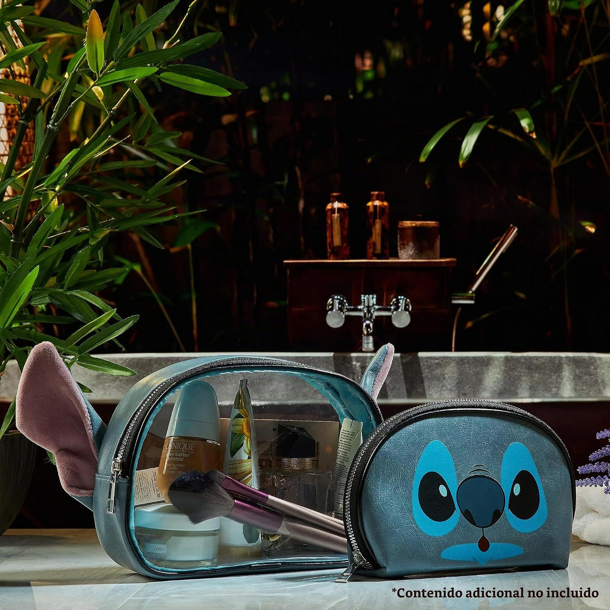 Regalos Disney Stitch para Niñas - Bolsa de Maquillaje de 2 Piezas...