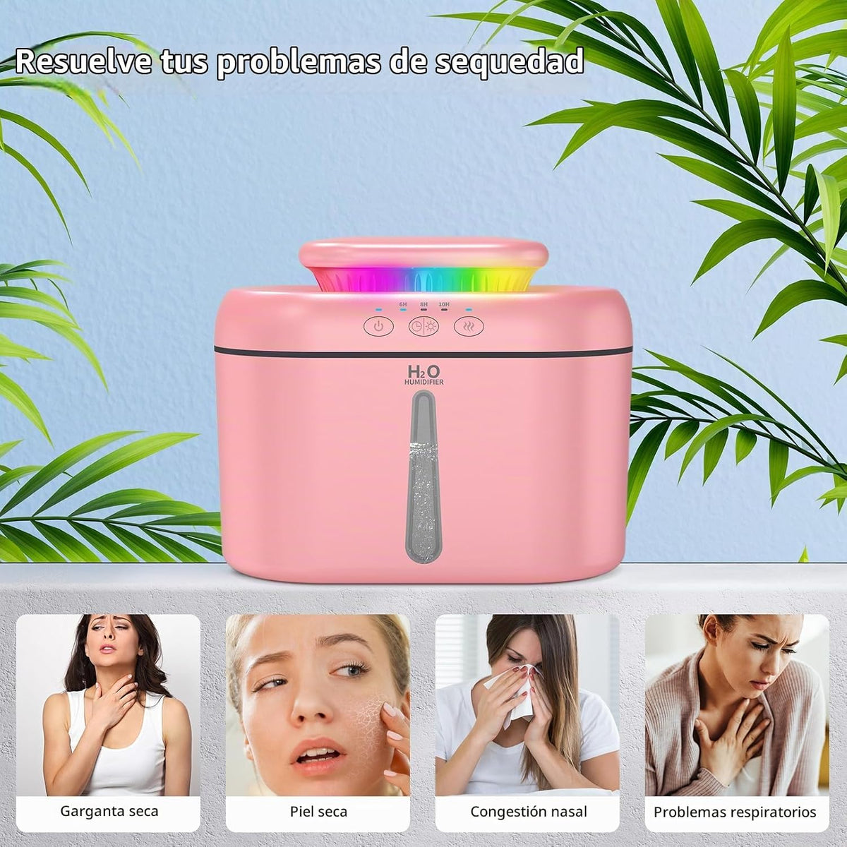 SZO Humidificador de plantas para interiores, humidificadores de 2....