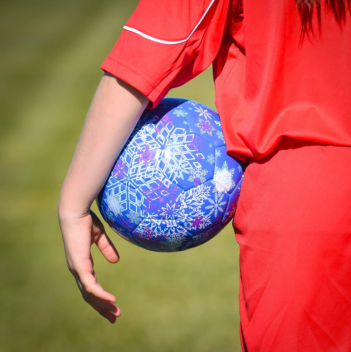 Balón de fútbol Vizari con flores