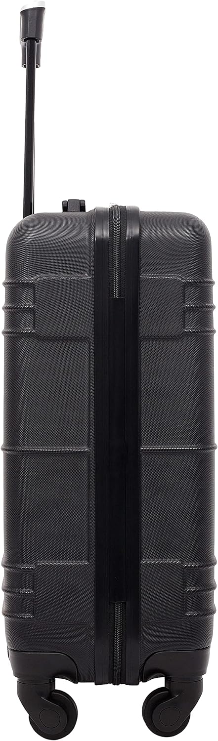 Travelers Club Equipaje de mano Richmond Spinner de 22", Negro