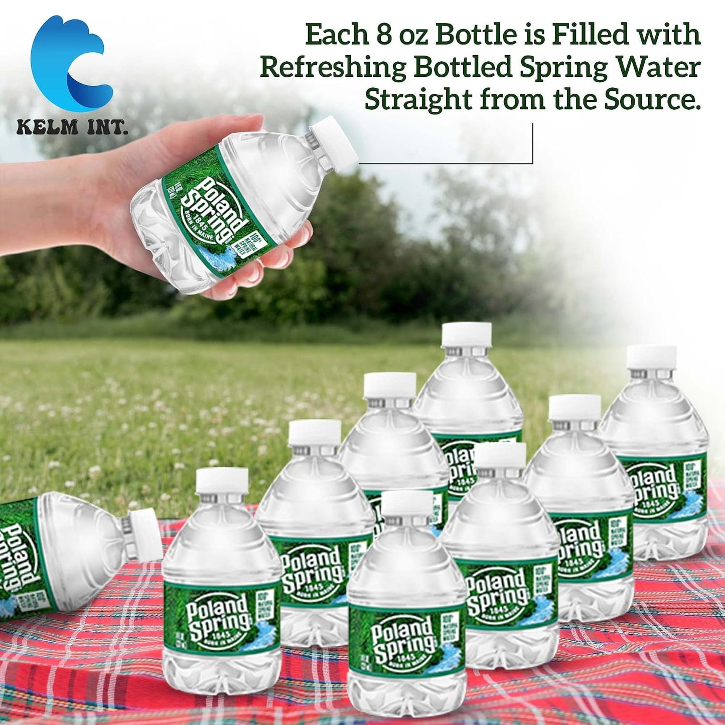 Botellas de agua mini de 8 oz de Poland Spring - Paquete de 24 Bote...