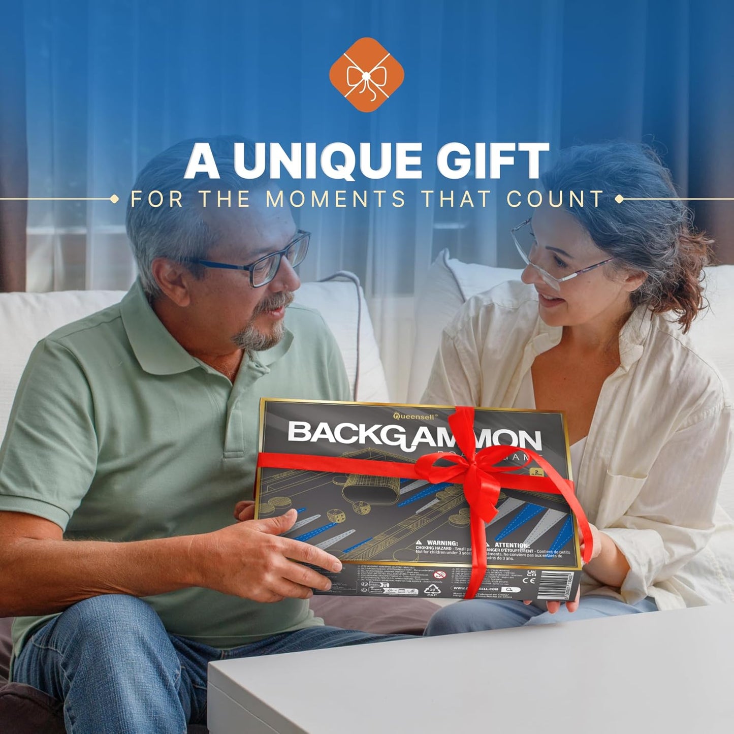 Juego de backgammon gris grande para adultos, juego de mesa clásico...