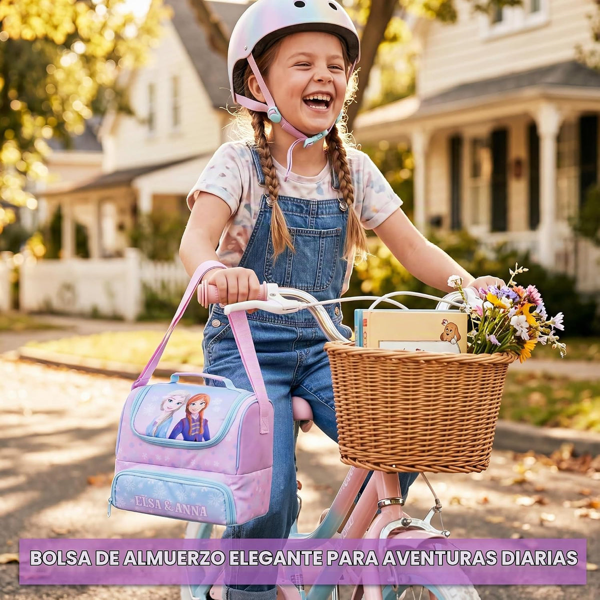 Get Trend Disney Frozen Girls Bolsa de almuerzo aislada para la esc...