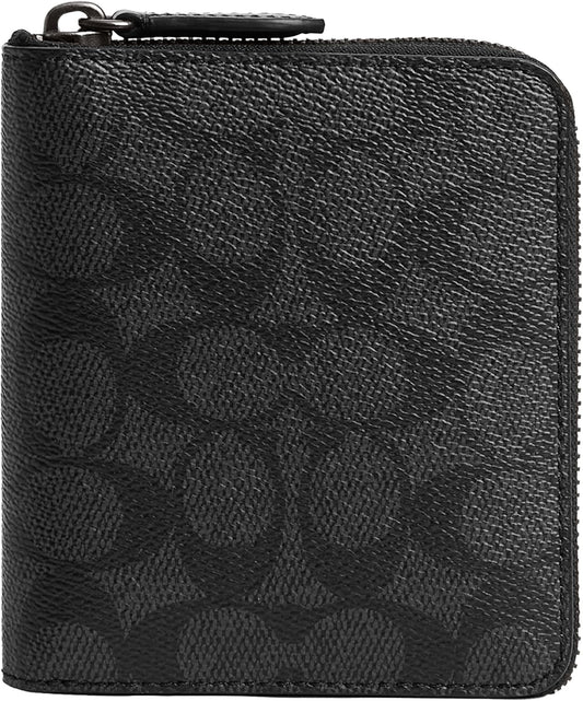 Coach Monedero con cremallera alrededor para hombre