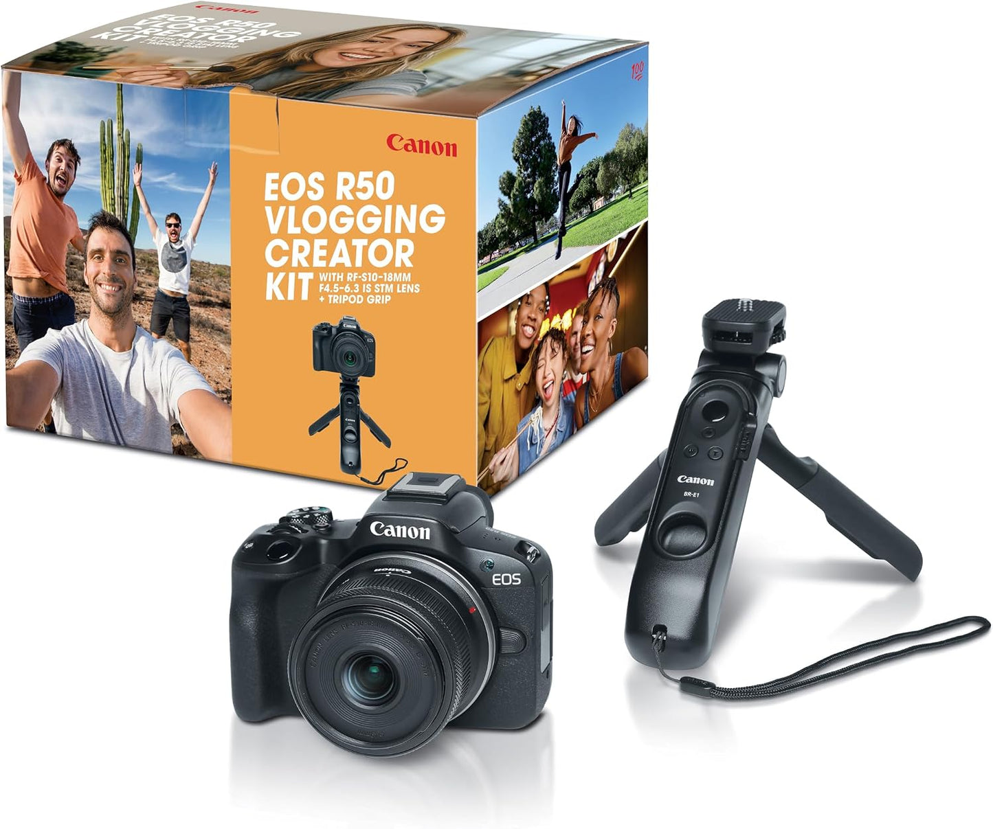 Kit de Creador para Vlog Canon EOS R50, Cámara Hibrid Sin Espejo co...