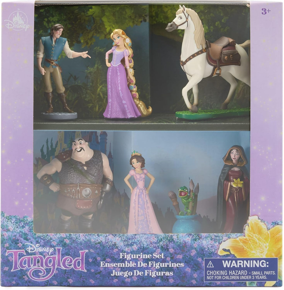 Disney Store Juego oficial de figuras enredadas, incluye 7 figuras...