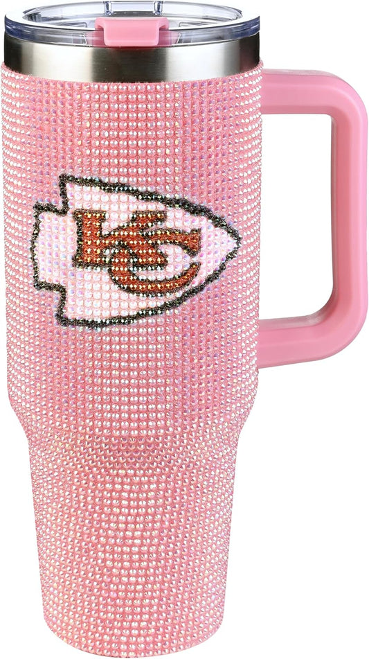 The Memory Company Tumbler con Licencia Oficial de 46 oz Rosa con B...