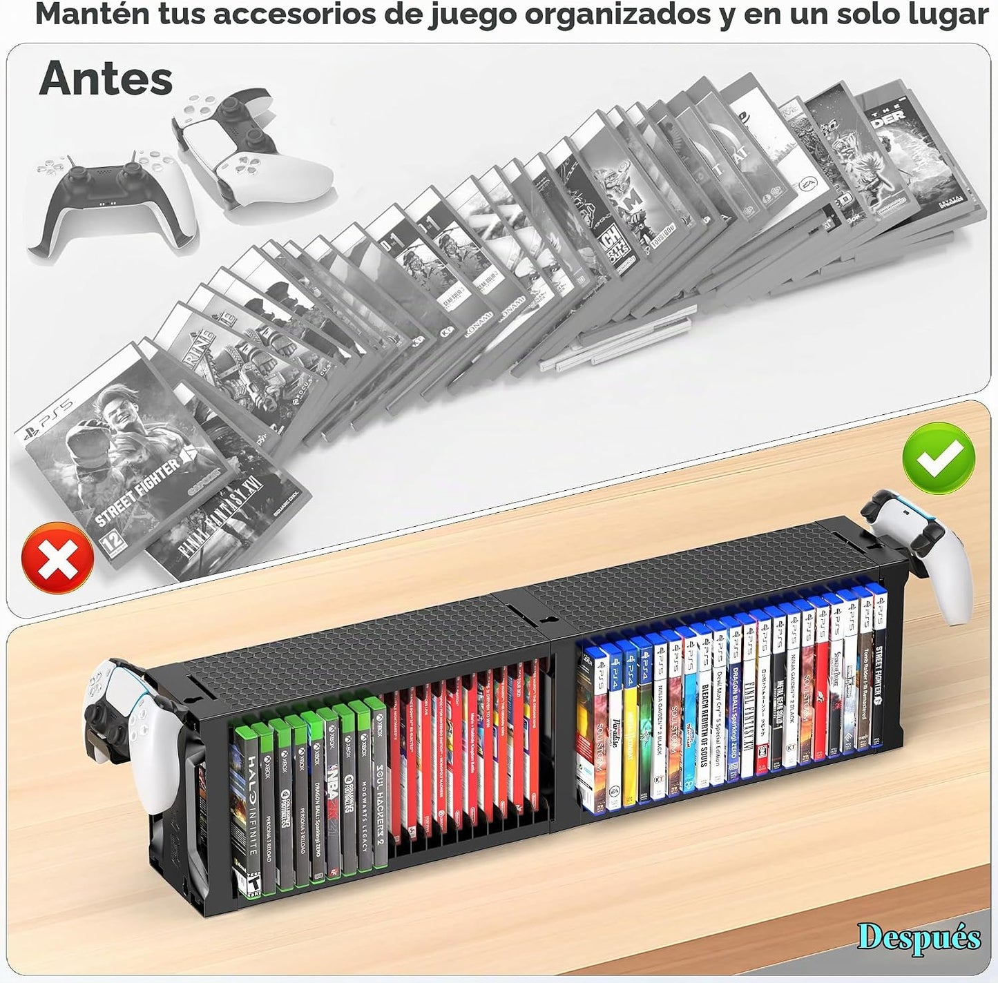 Kytok Torre Soporte de Almacenamiento Universal para Discos de Vide...