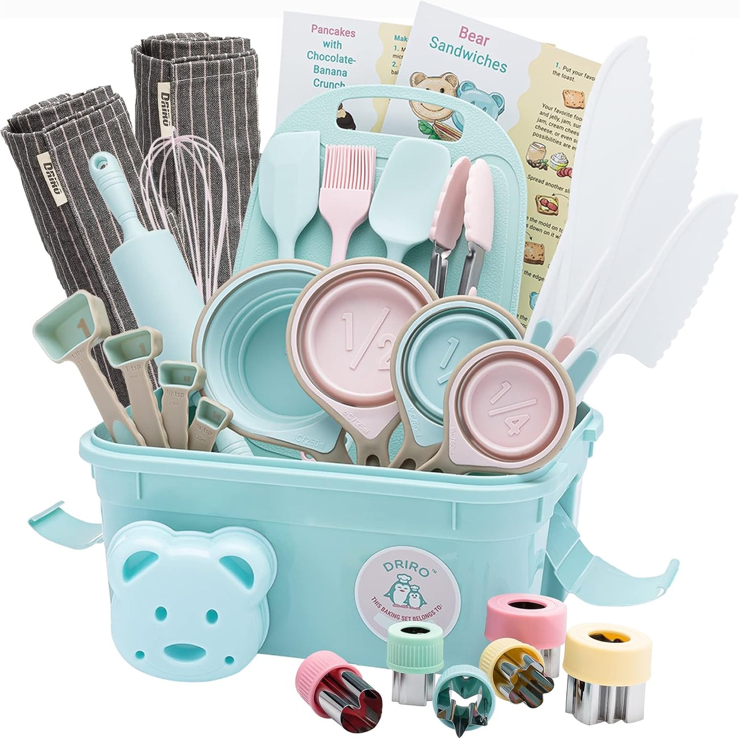 Juego de hornear para niños, juego de cocina real para niños, sumin...