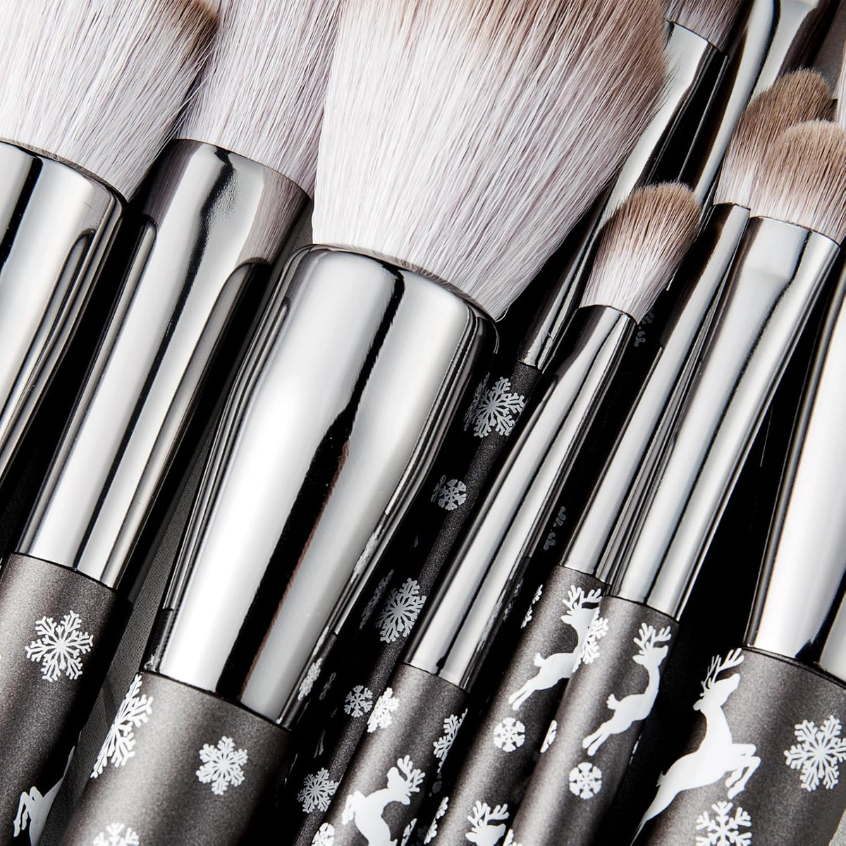 Juego de brochas de maquillaje de pelo de cabra natural profesional...