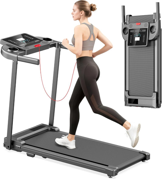 Pcrignbm Cintas de correr para el hogar caminadora plegable | Con b...