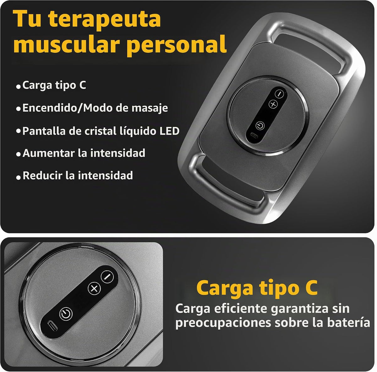 HYUVCX Juego de 18 pistolas de masaje de cabeza, masajeador de perc...