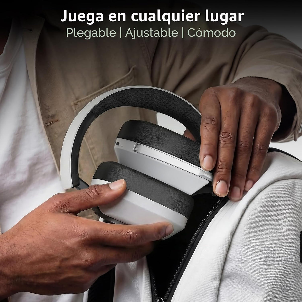 Acer Auriculares inalámbricos para juegos para PS5, 2.4 GHz y Bluet...