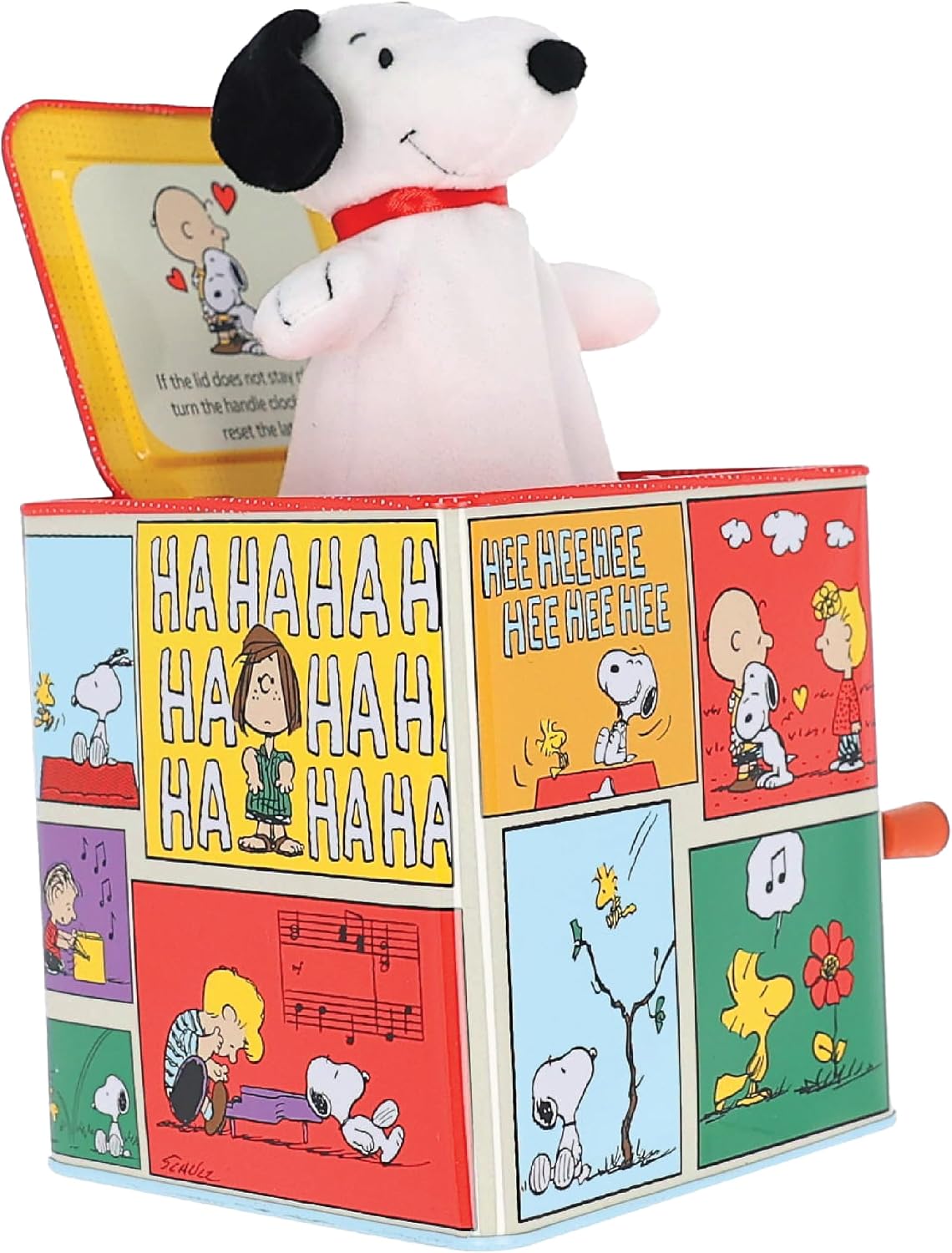 Kids Preferred Peanuts Jack in the Box with Snoopy - Juguete musica...