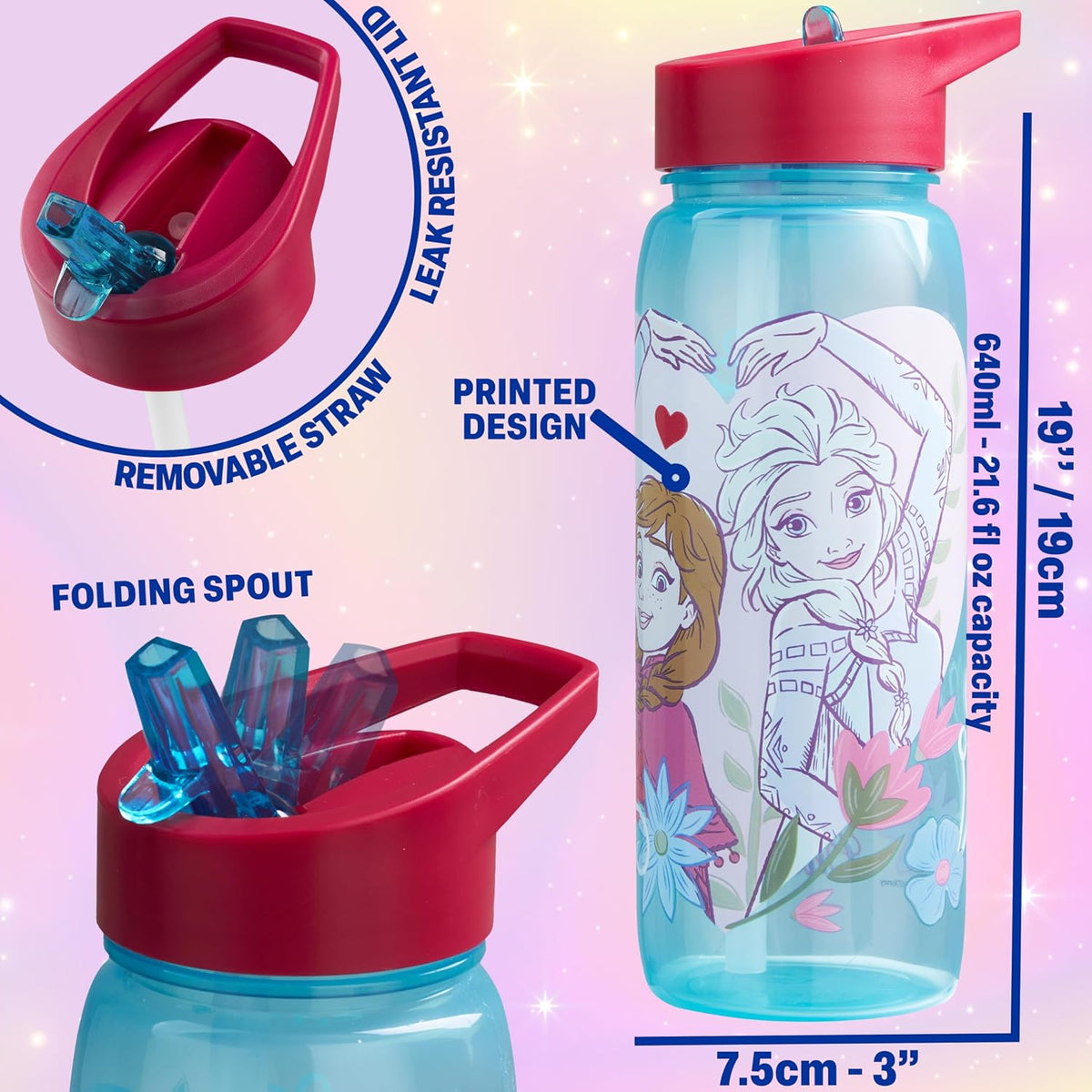 Get Trend Disney Frozen - Juego de 2 cajas de almuerzo para niños c...