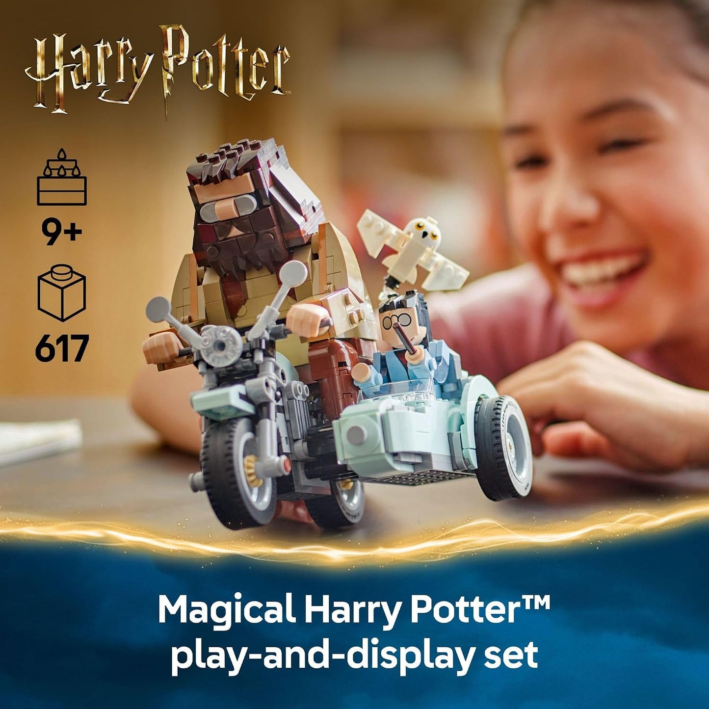 LEGO Harry Potter - Paseo en motocicleta de Hagrid y Harry - Juguet...