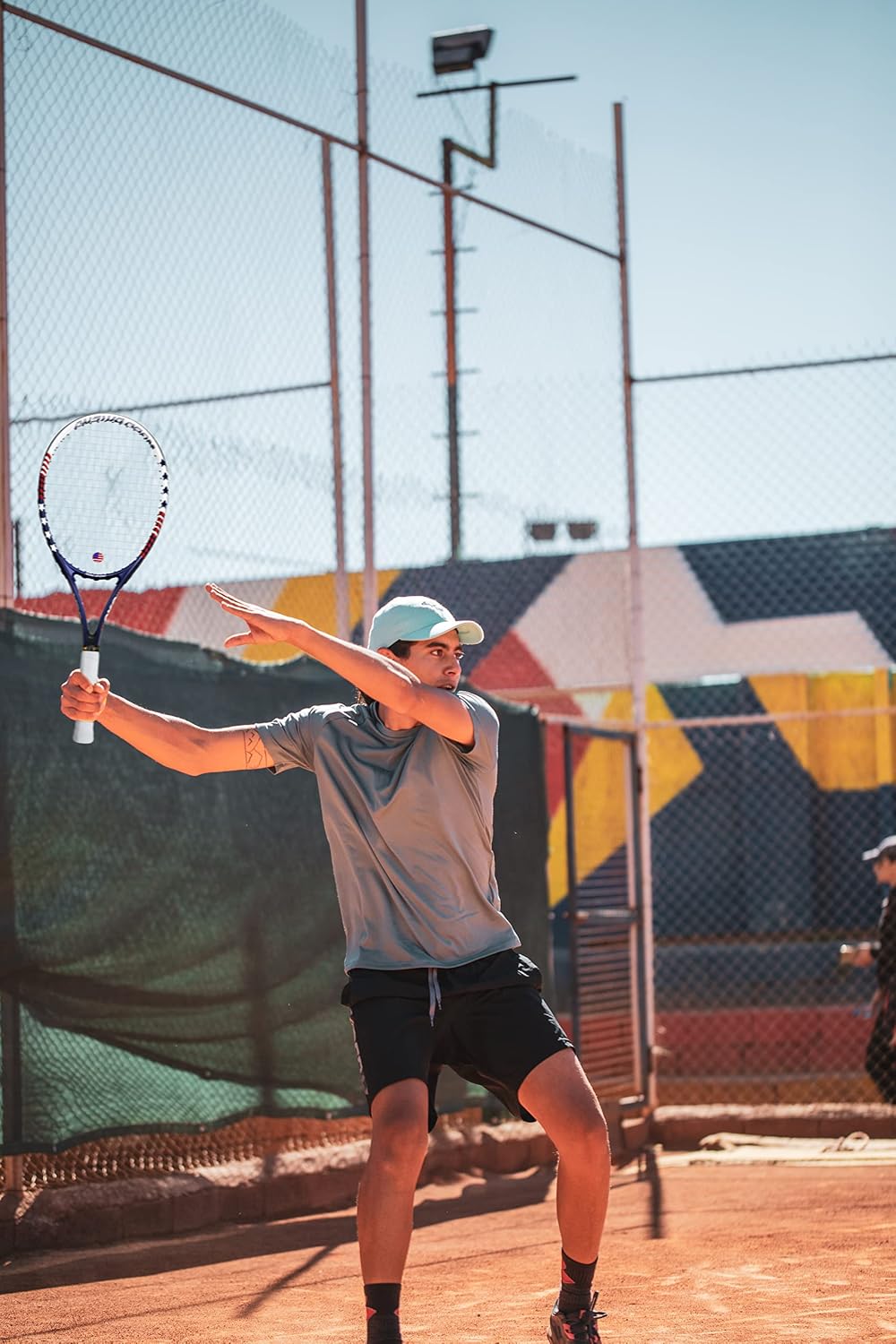 Juego de raquetas de tenis para adultos de 27 pulgadas, incluye raq...