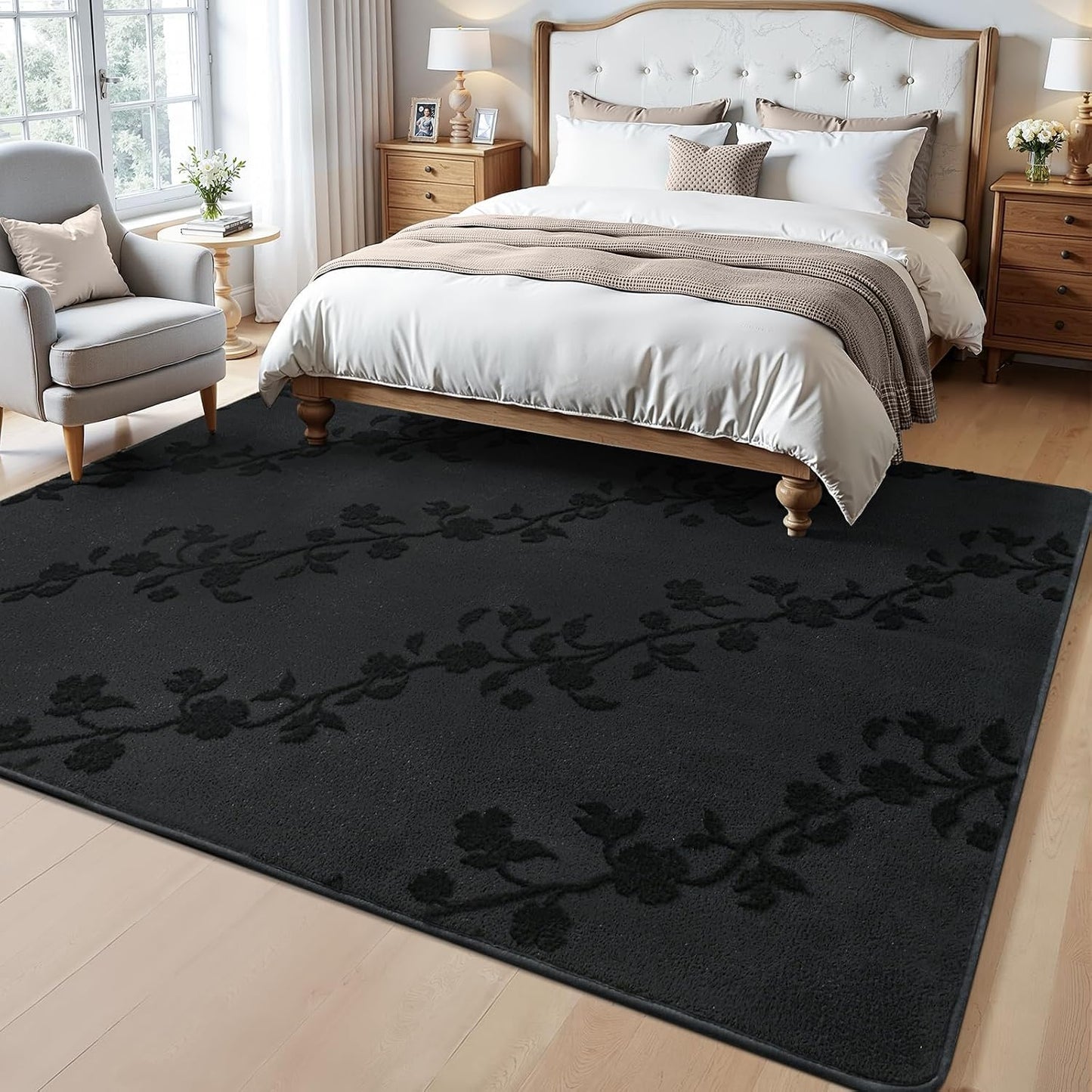 Fosirug Alfombras de área de 5 x 7 para dormitorio, sala de estar,...