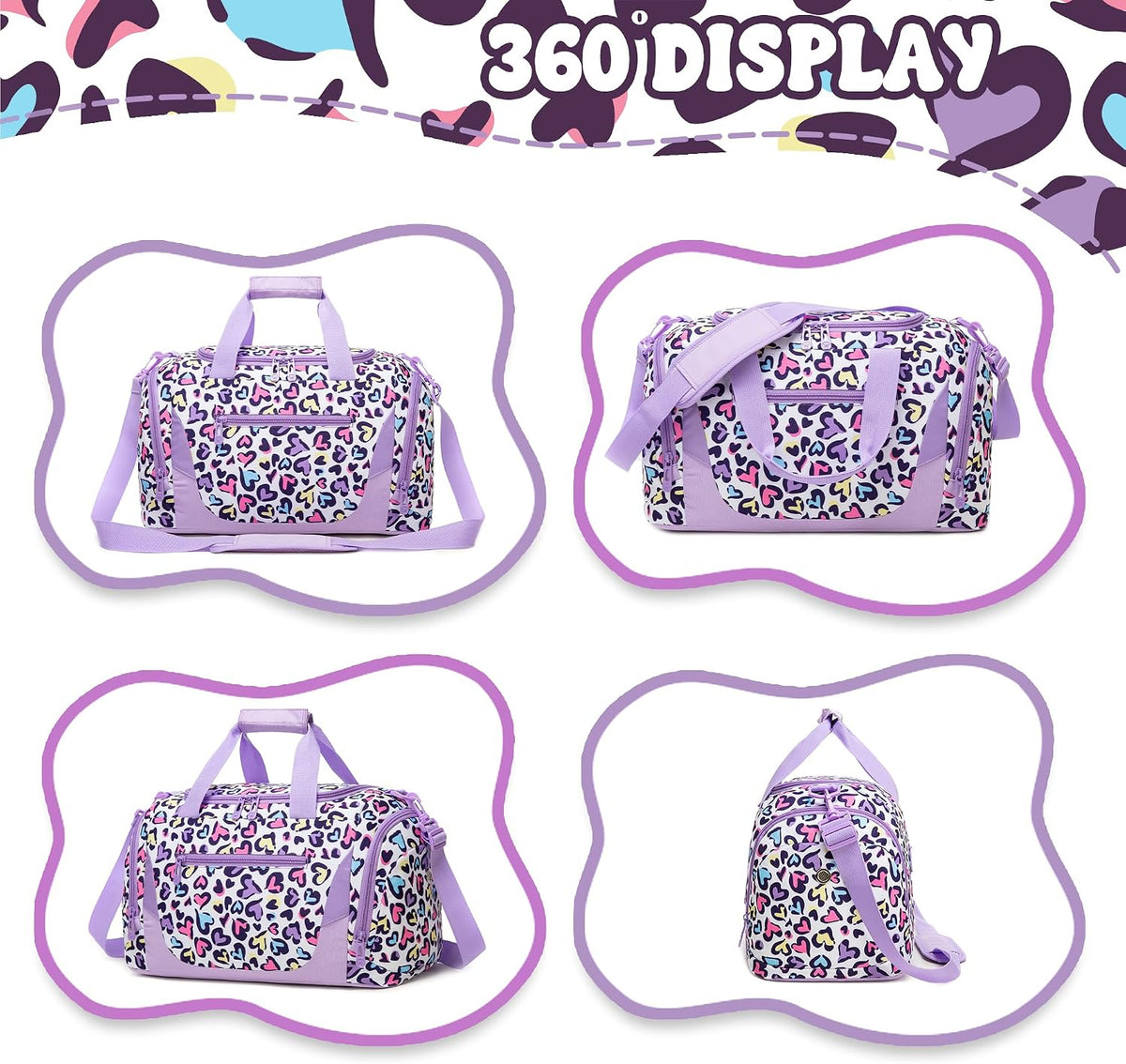 Esteemly Juego de equipaje de mano para niños grandes y mujeres, ma...
