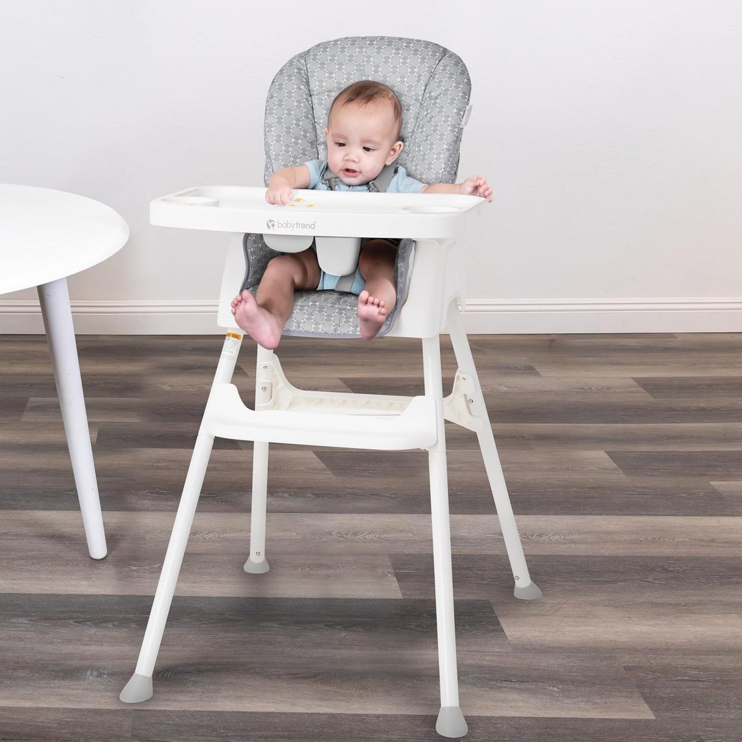 Baby Trend Adapt - Silla alta 4 en 1 a silla infantil, color gris r...