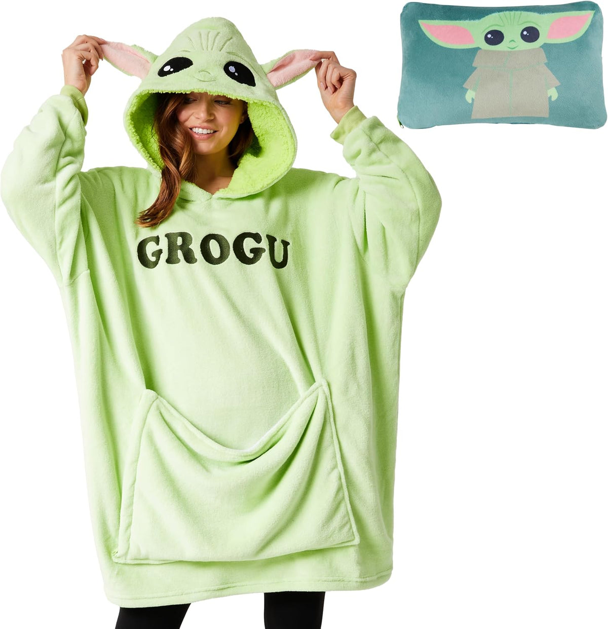 Disney Stitch Blanket - Sudadera con capucha para adultos, 2 en 1,...