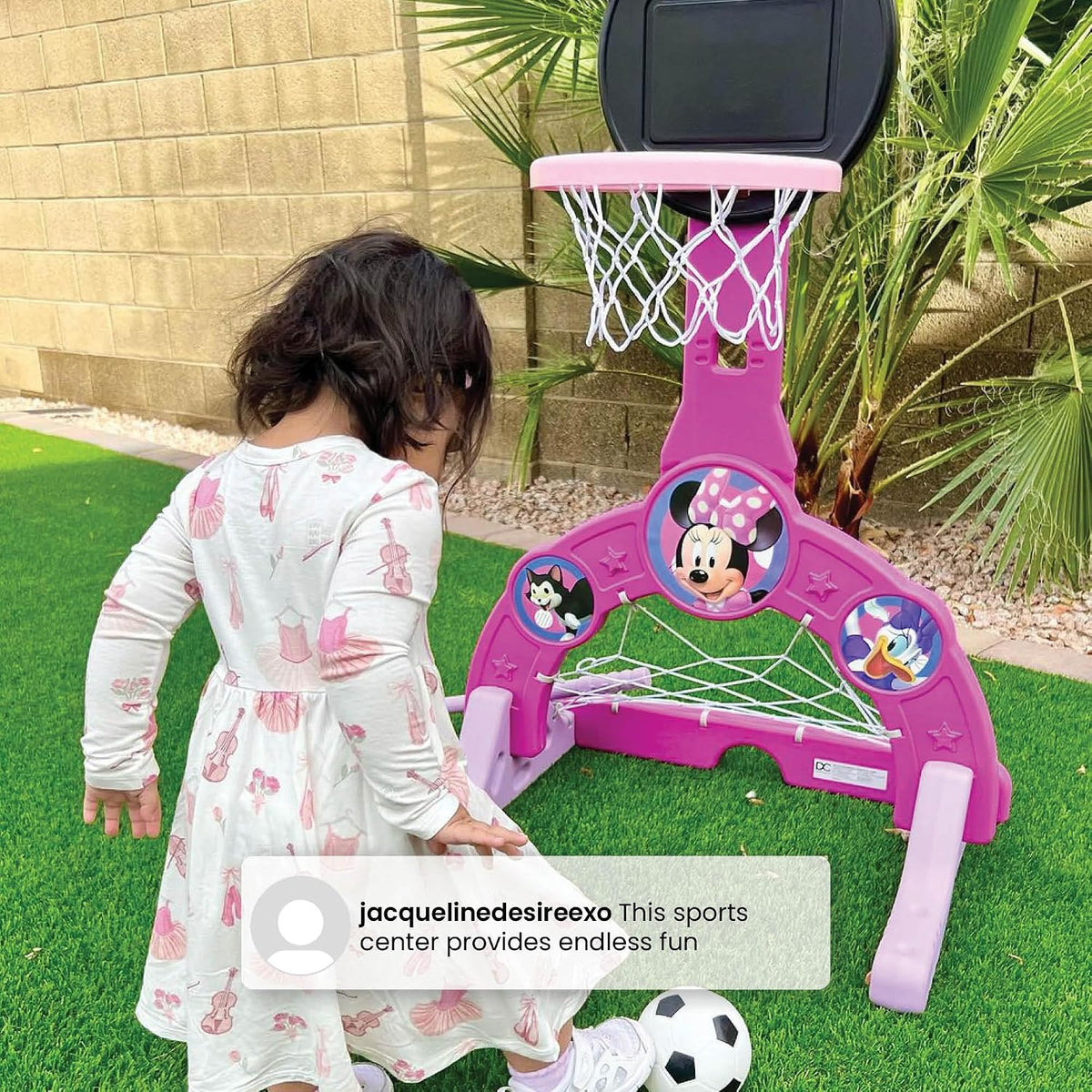 Delta Children Disney Minnie Mouse Centro Deportivo 4 en 1 \u2013 A...