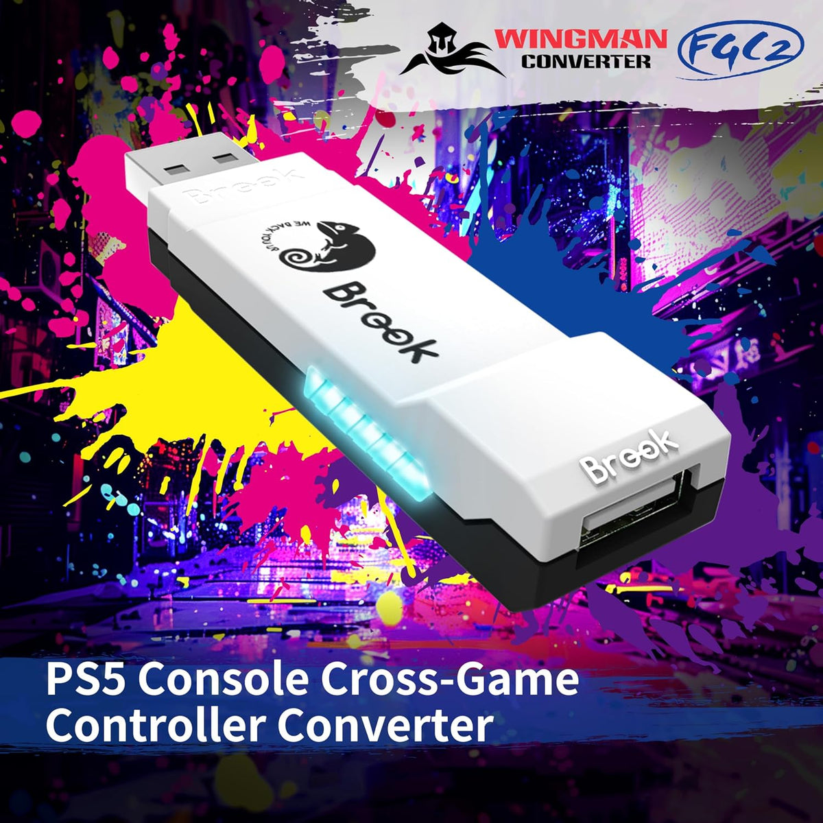 Brook Wingman FGC2 Converter-Arcade Joystick Adaptador Gamepad para...