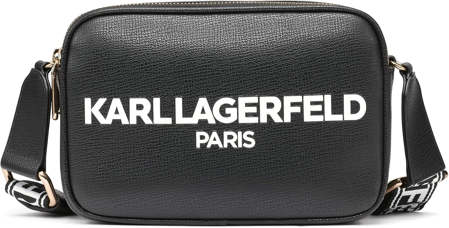 KARL LAGERFELD Bandolera lisa Maybelle con logo de mujer