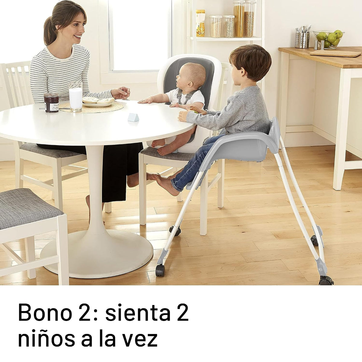 Ingenuity SmartClean Trio Elite - Silla alta convertible 3 en 1 par...