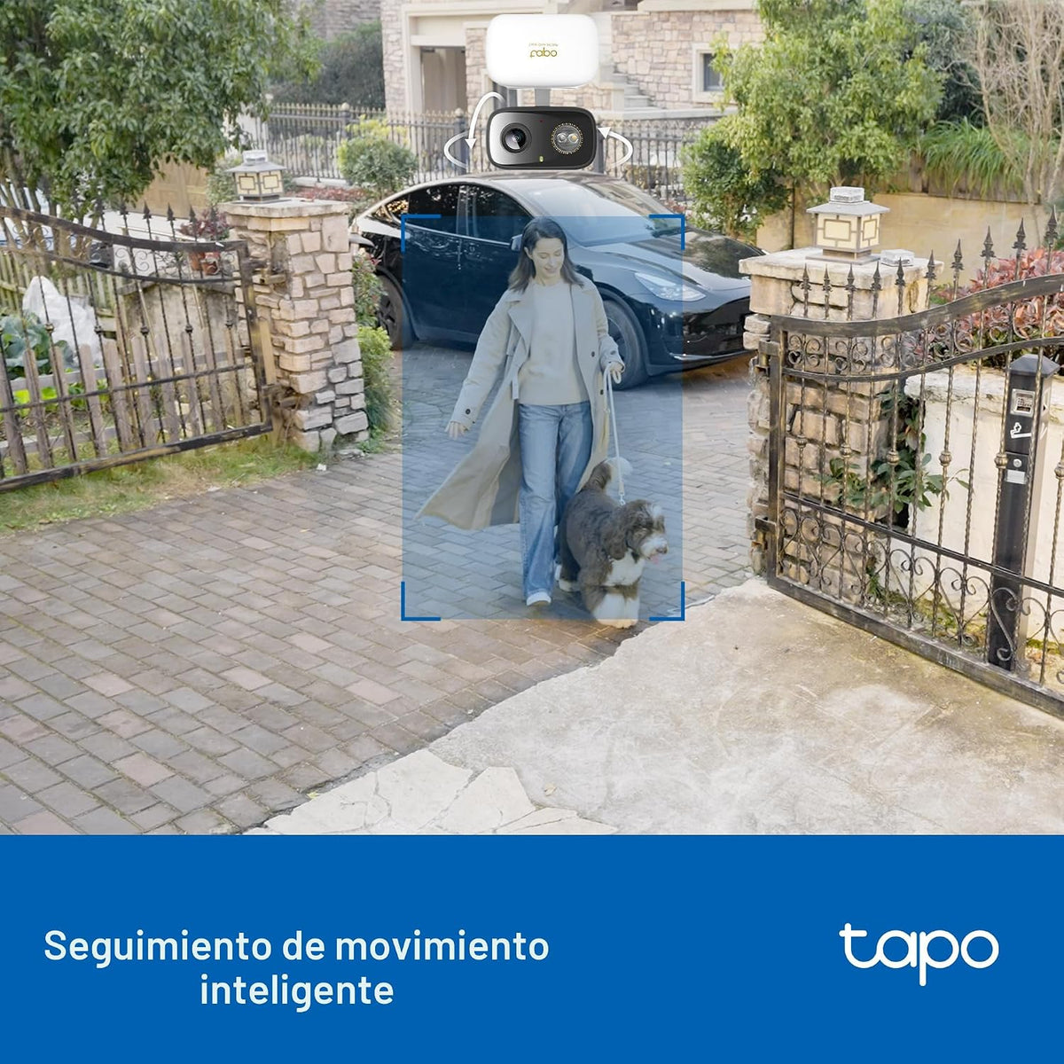 Tapo 3K 5MP Cámara de seguridad Pan\/Tilt para interiores\/exterior...