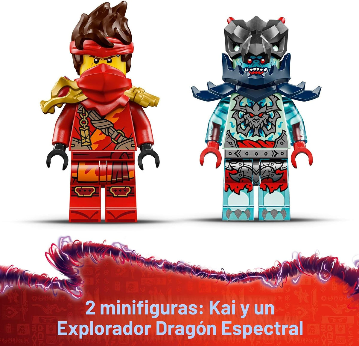 LEGO NINJAGO Motocicleta de Carreras de Velocidad de Kai - Juguete...
