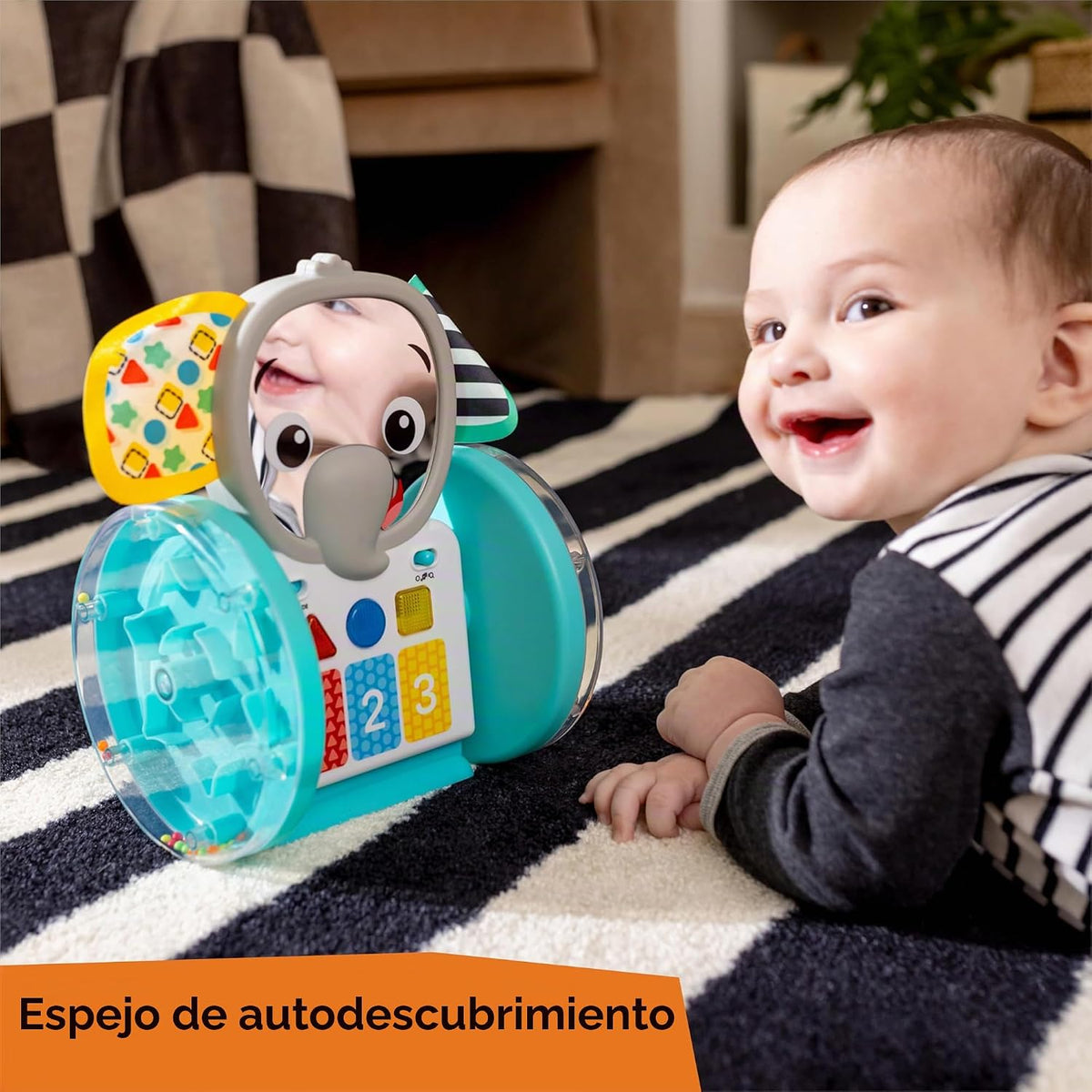 Juguete de bebé para gatear Earl de Baby Einstein Chase &amp; Tap,...