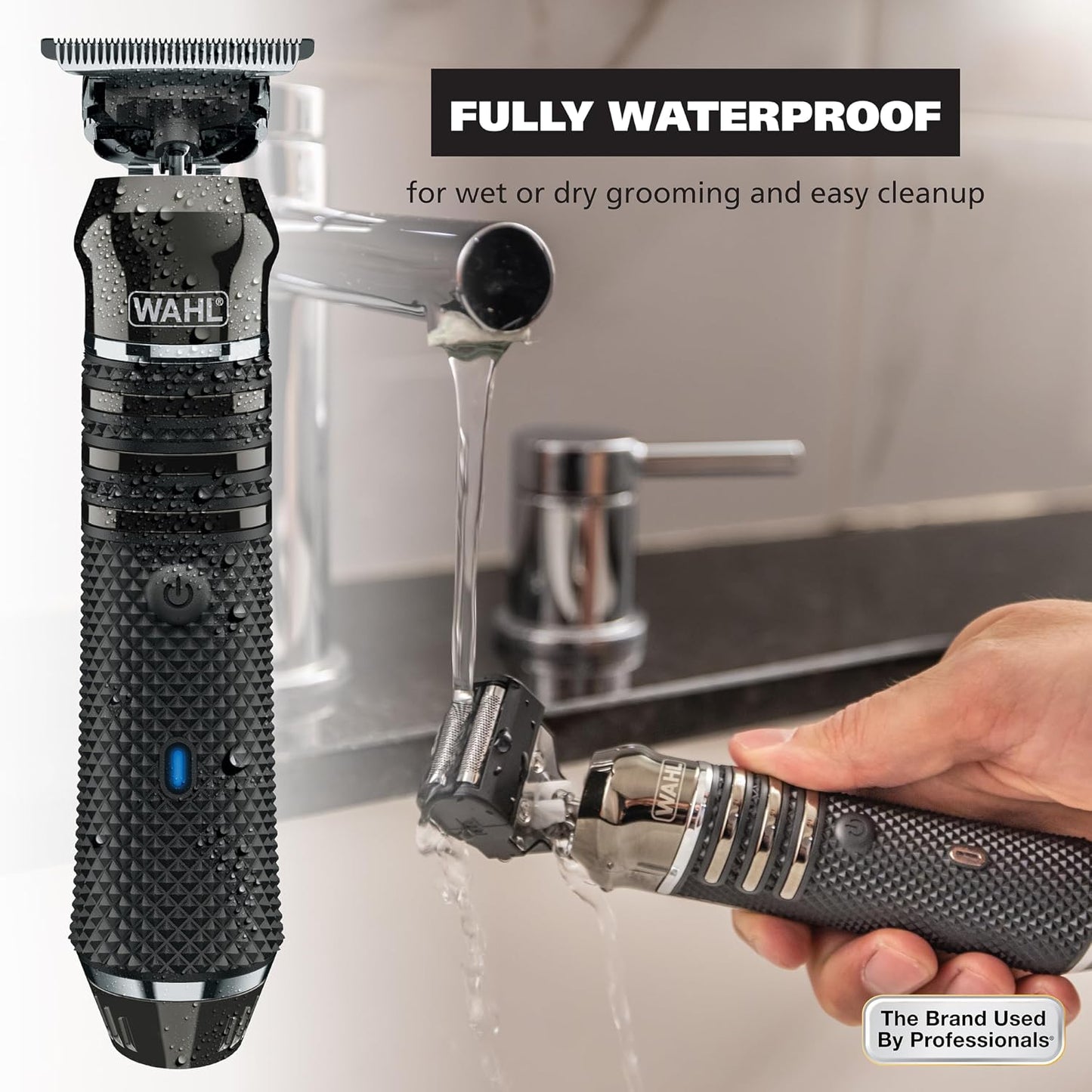 Wahl Pro Series - Cortador de barba inalámbrico USB de alta visibil...