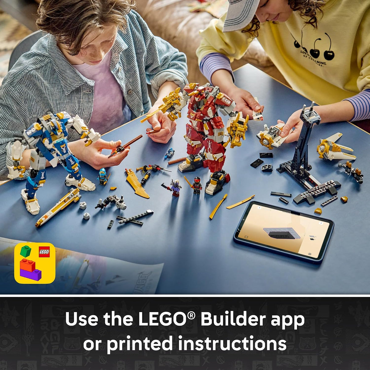LEGO NINJAGO The Twin Titan Mechs - Juguete de construcción para ni...