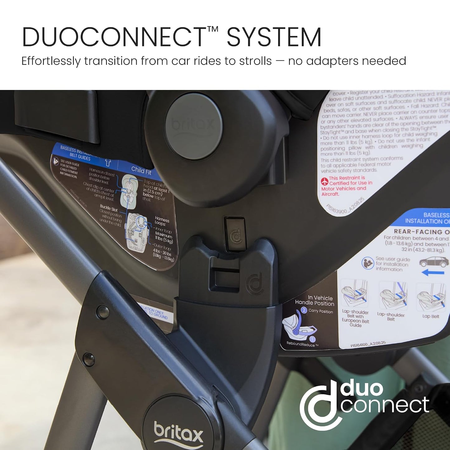 Britax Sistema de viaje Phases con asiento infantil Arbor \u2014 Ra...
