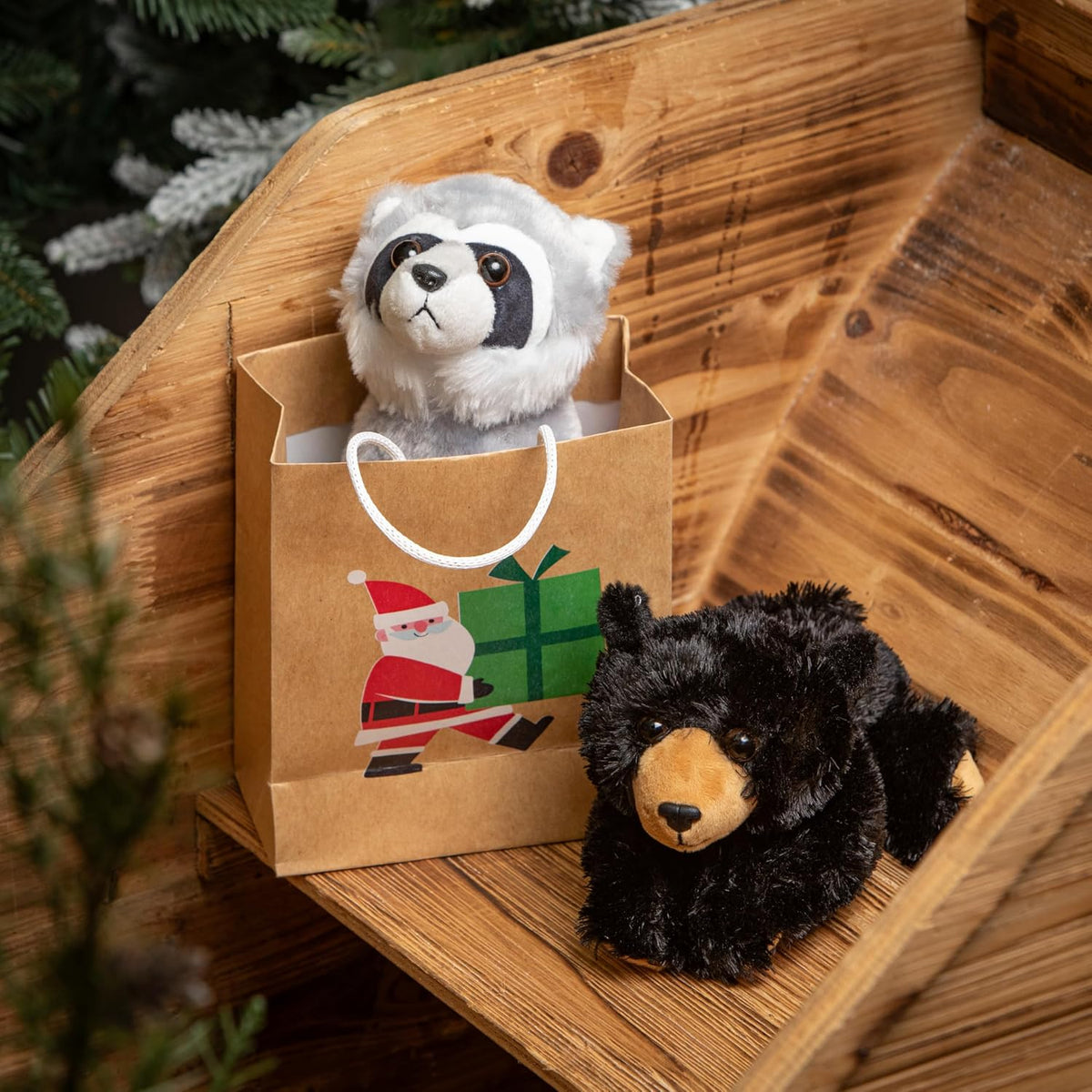 The Petting Zoo - Peluche de mapache, regalos para niños, colección...