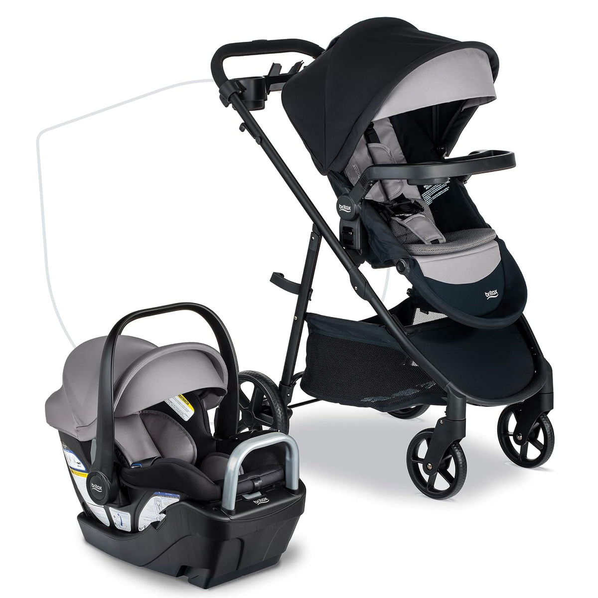 Britax Willow Brook S+ Sistema de viaje para bebé, asiento de autom...
