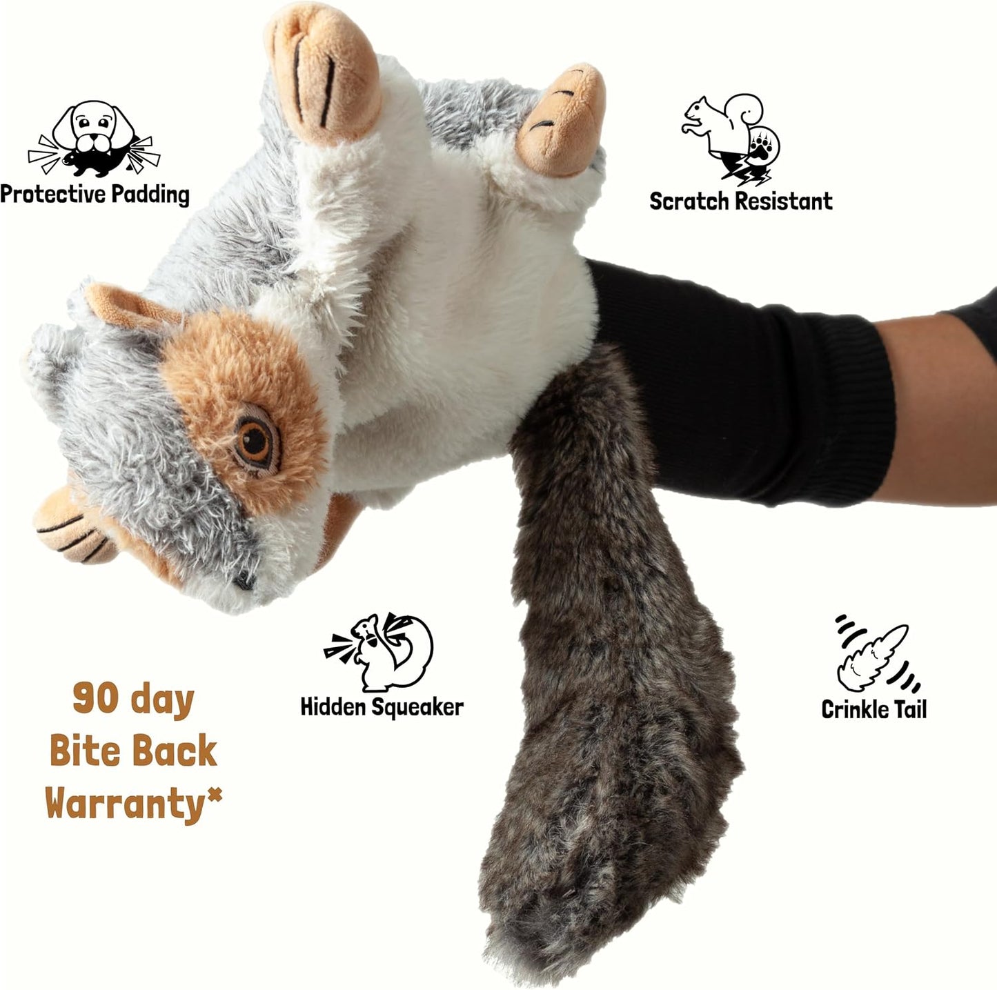 Milunova Pupr Pals - Marioneta de juguete para perros y gatos con a...