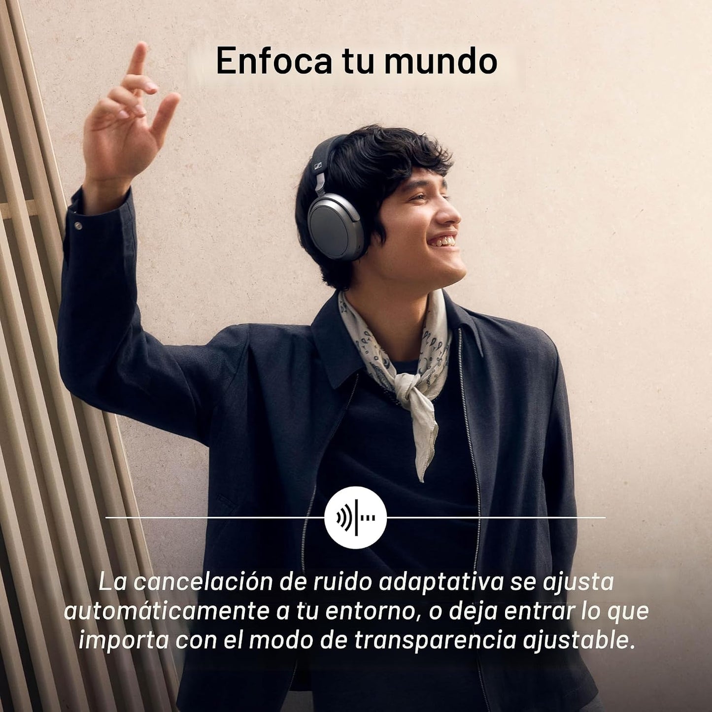 Sennheiser Momentum 4 Auriculares inalámbricos, ANC, batería de 60...
