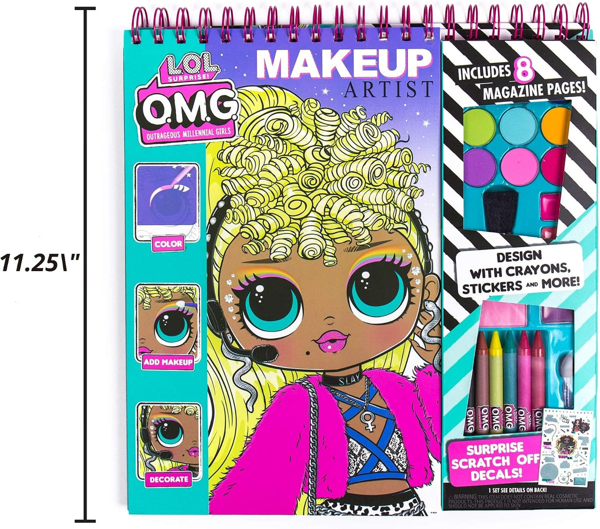 Horizon Group USA Kit de revista para maquilladores, LOL OMG | Libr...