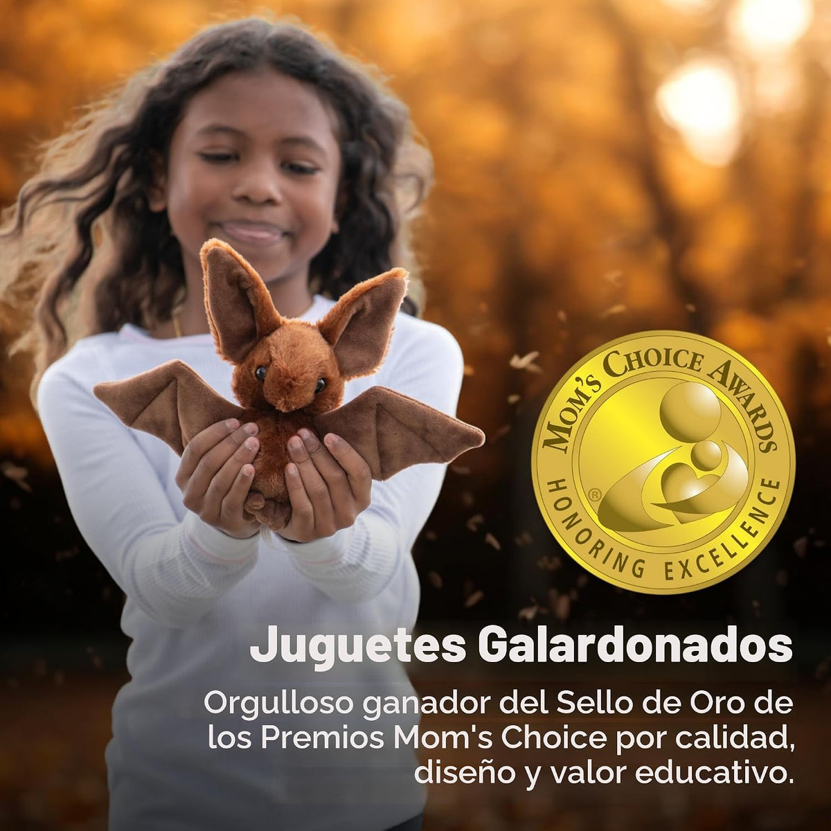 Peluche de murciélago de The Petting Zoo, regalos para niños, anima...