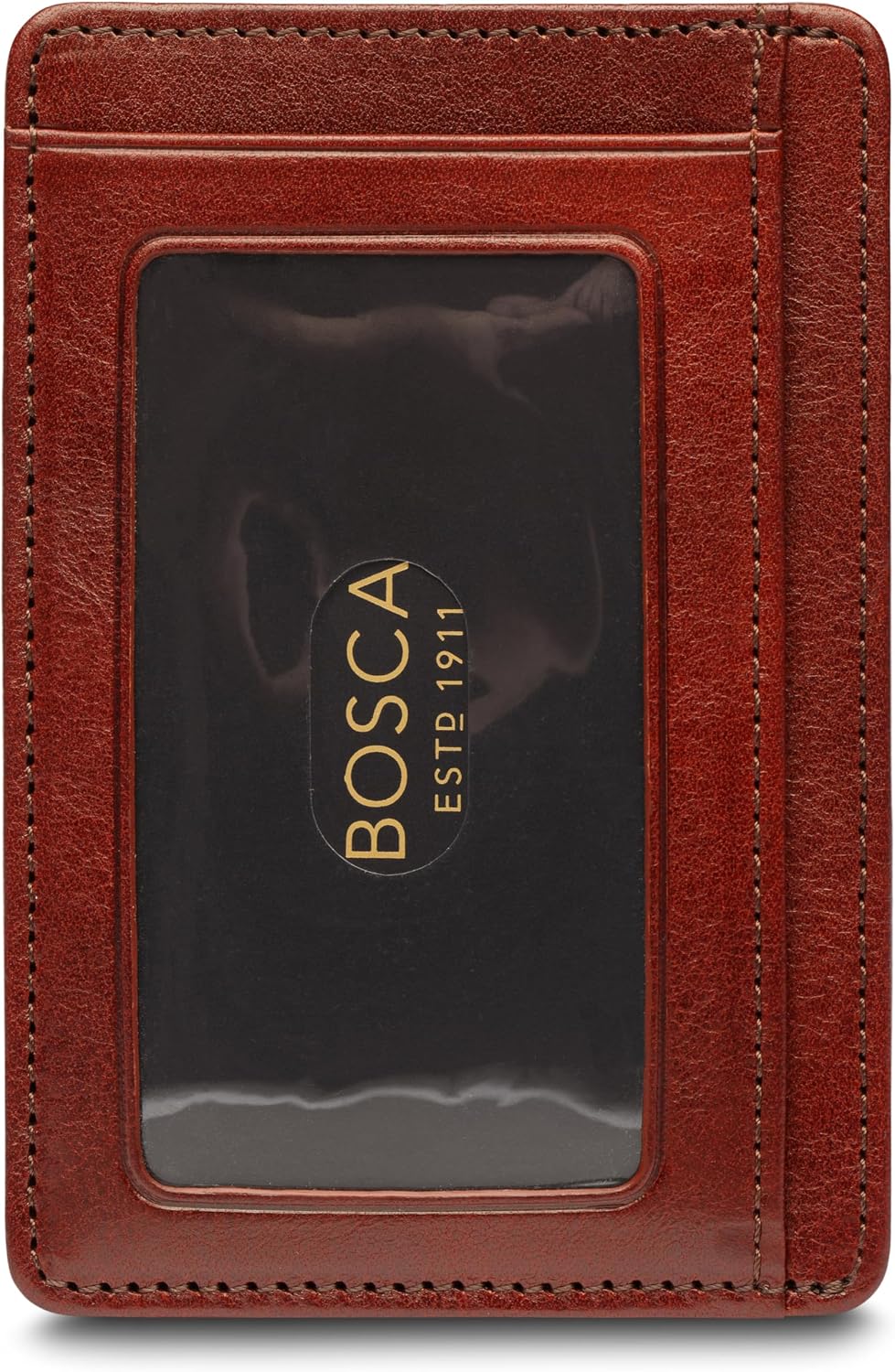 Bosca 67-CardCase - Parent, Marrón oscuro, Talla única, Cuero Viejo...