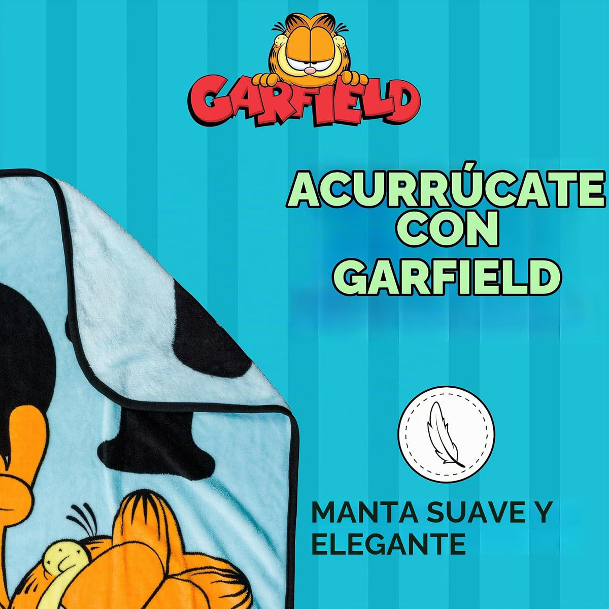 Silver Buffalo Garfield Not Today - Manta de forro polar de 45 x 60...