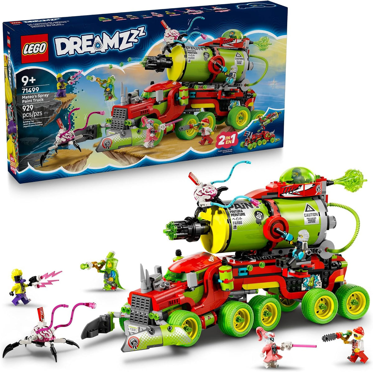 LEGO DREAMZzz Camión de Pintura en Aerosol de Mateo - Juego de cons...