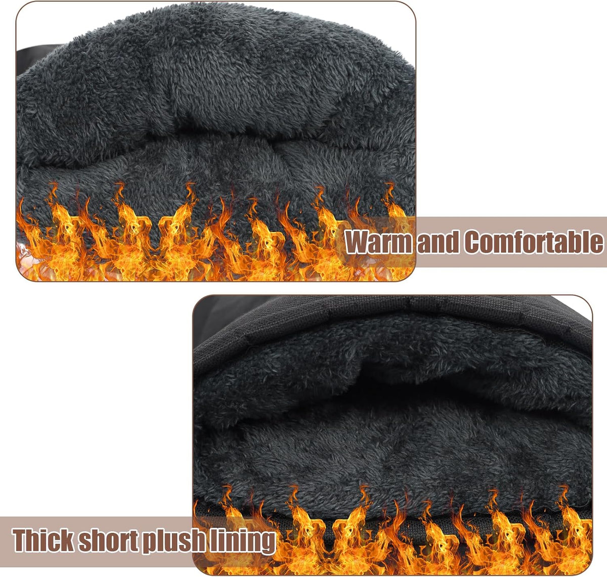 YUNVI ATV Hand Muffs Accesorios de invierno para ATV, guantes imper...