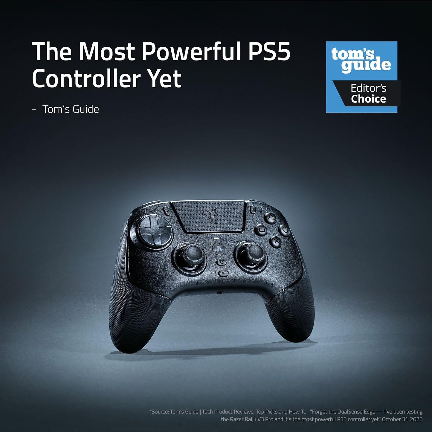 Controlador inalámbrico Razer Raiju V3 Pro con licencia oficial par...