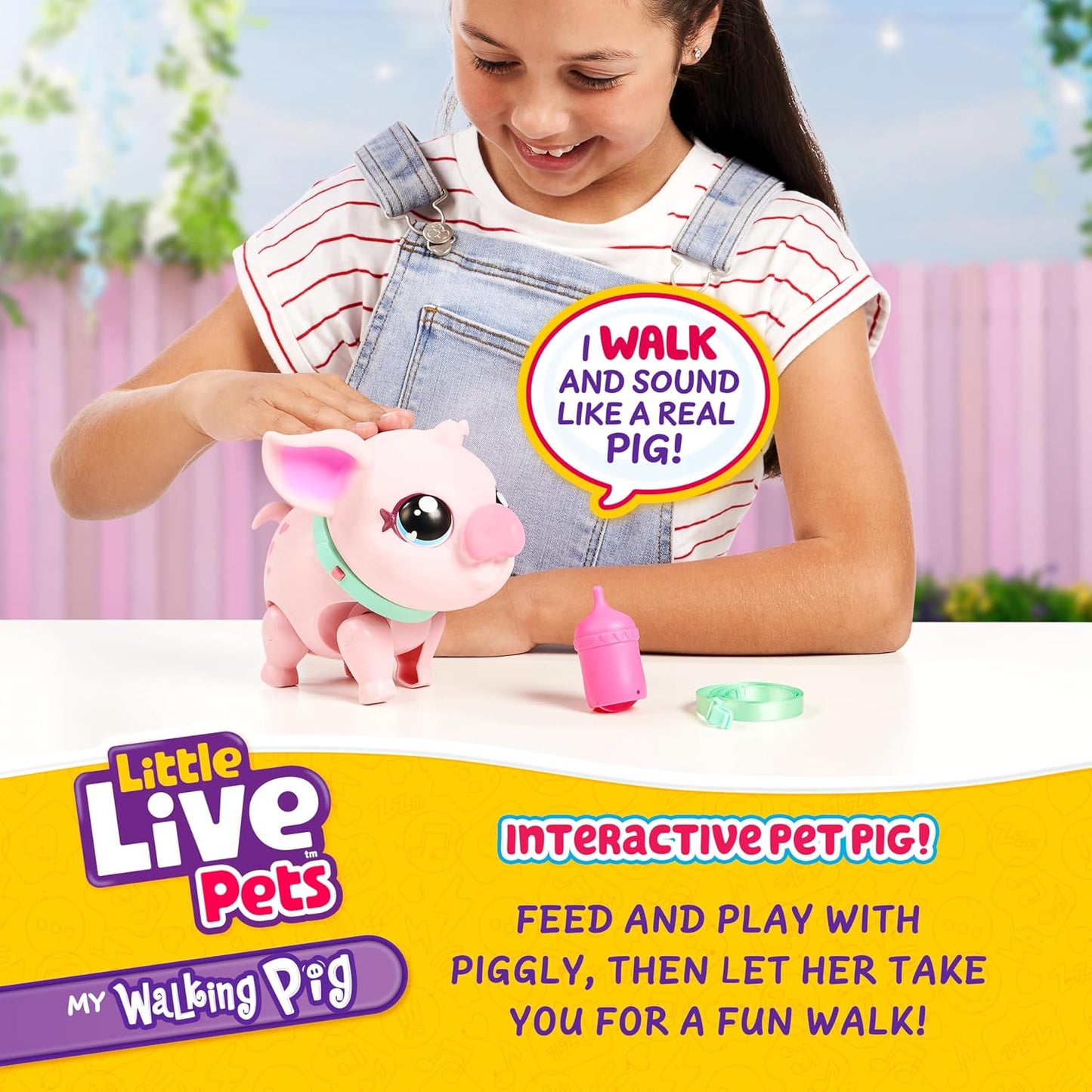 Little Live Pets My Pet Piggly the Toy Pig, juguete interactivo con...