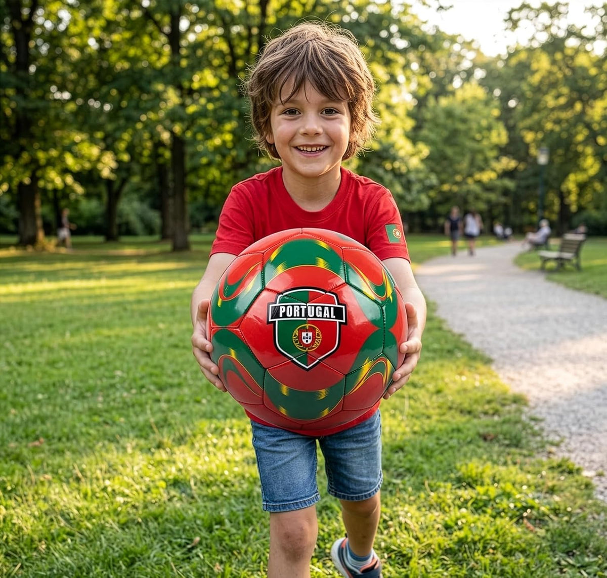 Icon Sports Balón de fútbol de Portugal - Tamaño 2,4 y 5, Balón de...