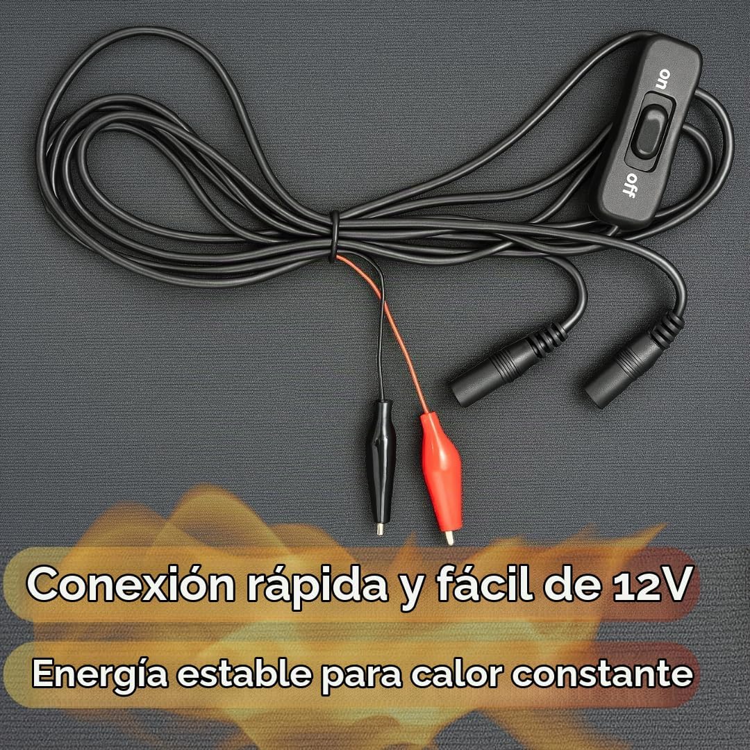 Manoplas de manillar de motocicleta con calefacción de 12 V \u2013...